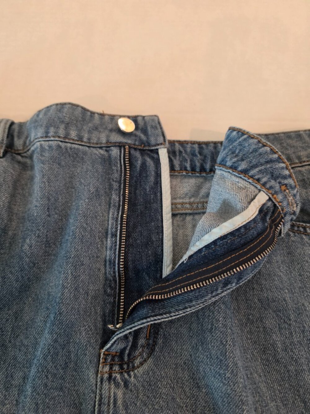 Mare Mare x Anthropologie Denim Flounce Midi Skirt Size XL - Picture 6 of 12